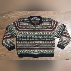 Newton Trading company 100% Shetland wool women's sweater VINTAGE
